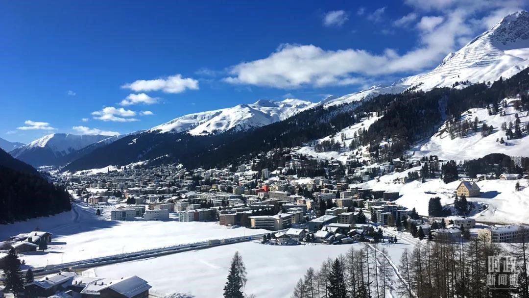 △瑞士，達沃斯小鎮(zhèn)。