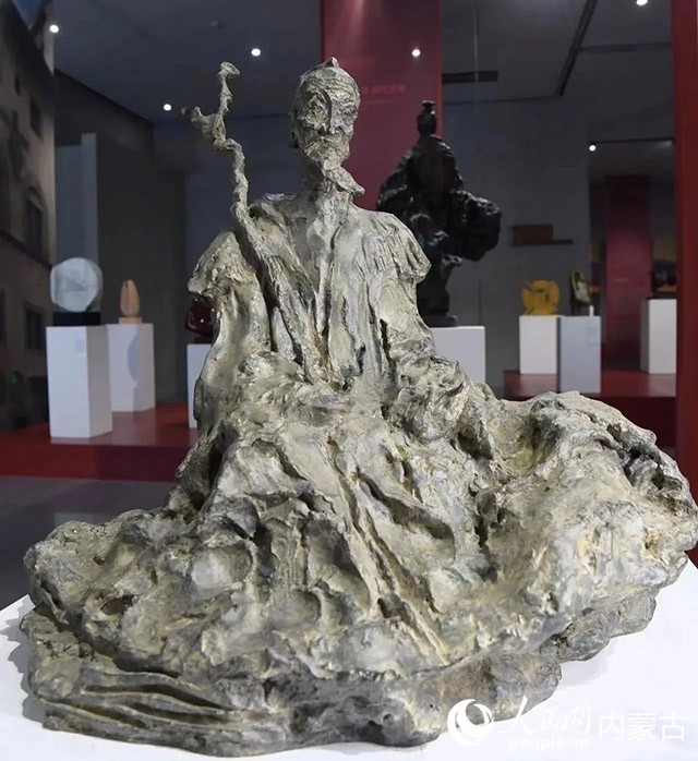 吳為山作品《莊子》。王劭凱攝