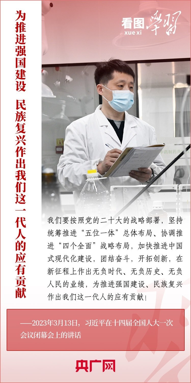 看圖學(xué)習(xí)丨為推進(jìn)強(qiáng)國建設(shè)、民族復(fù)興作出我們這一代人的應(yīng)有貢獻(xiàn)