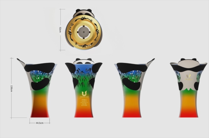 成都大運(yùn)會(huì)火種盆。圖片來(lái)源：成都大運(yùn)會(huì)官網(wǎng)