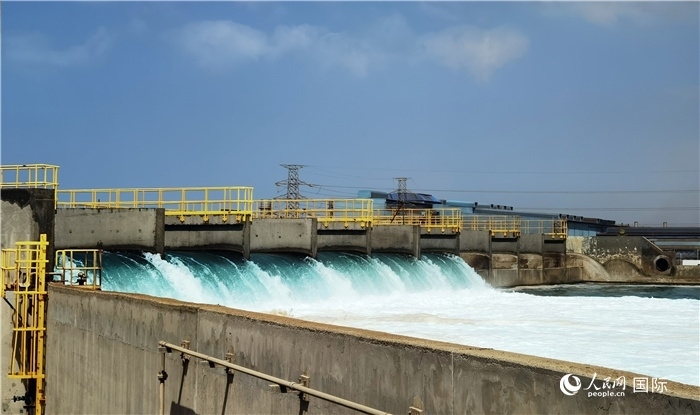 圖為取排水工程項(xiàng)目一景。人民網(wǎng)記者管克江攝