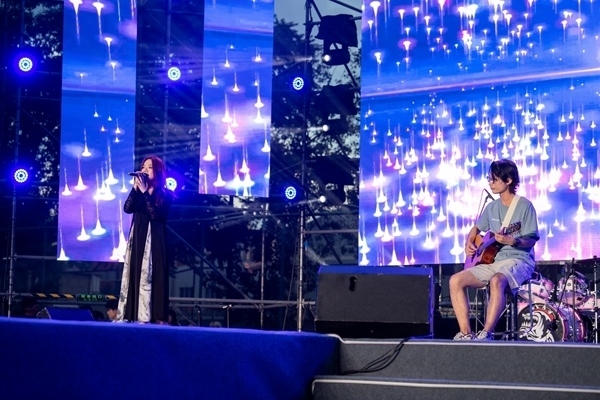 歌會(huì)現(xiàn)場。人民網(wǎng)記者 翁奇羽攝