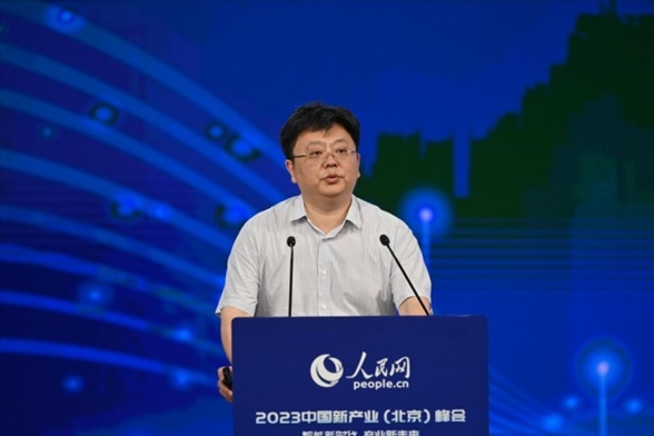 傳播內(nèi)容認知全國重點實驗室首席科學(xué)家張勇東。人民網(wǎng)記者 于凱攝