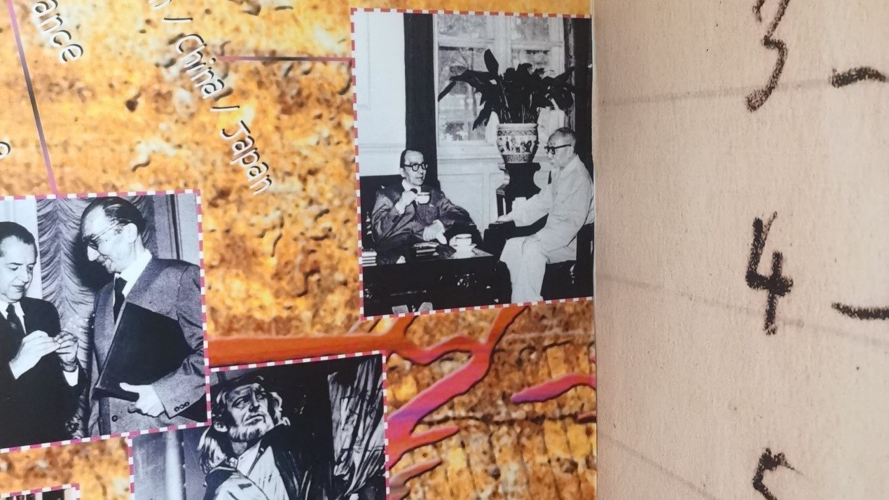 1957年，卡贊扎基斯第二次訪問中國，期間與作家茅盾進行交流。人民網記者 葛泰佚攝