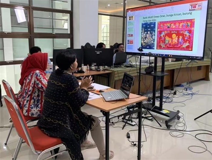 活動現(xiàn)場。供圖：印尼三一一大學孔子學院