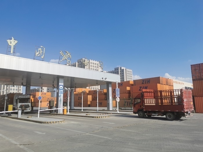 鄭州國際陸港海關監(jiān)管場所。鄭州車站海關供圖