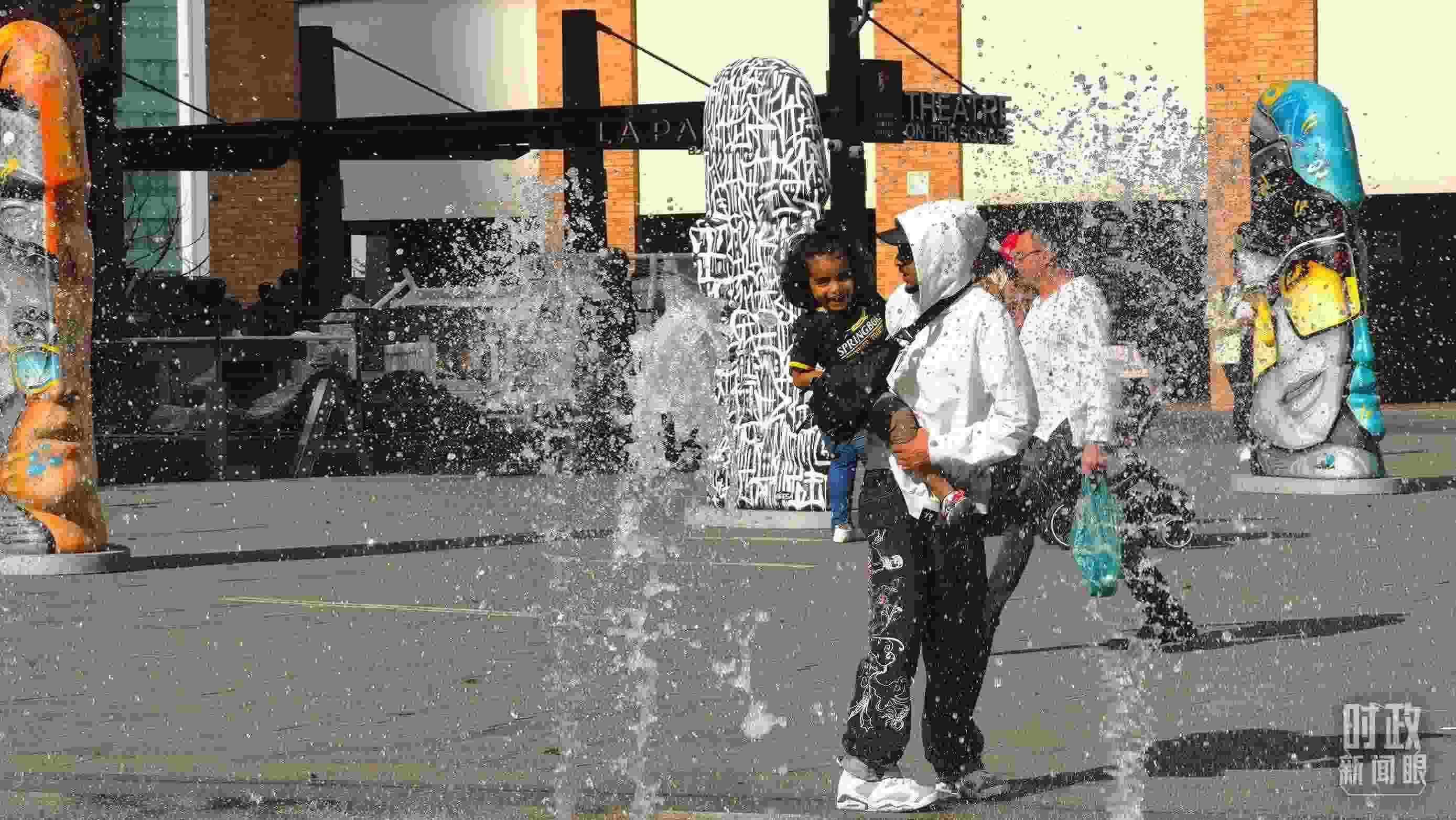 △約翰內斯堡街頭。（總臺央視記者韓銳拍攝）