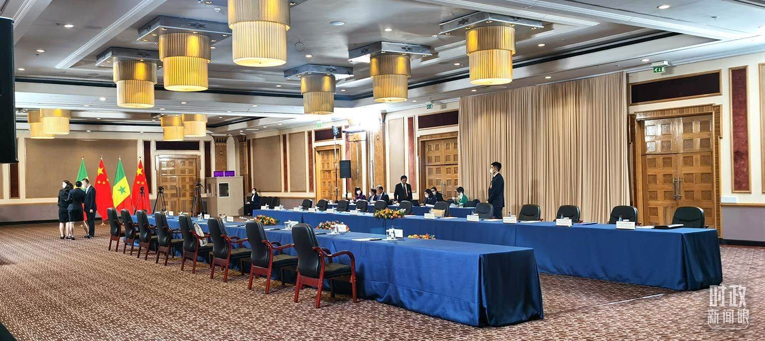 △23日下午，4場會見在這里舉行。（總臺央視記者郭鴻拍攝）