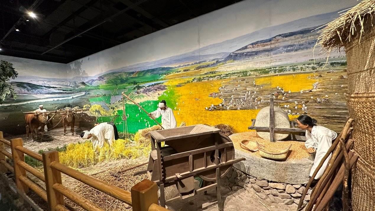 《朝鮮族民俗陳列》展廳。人民網(wǎng)記者 金洪花攝