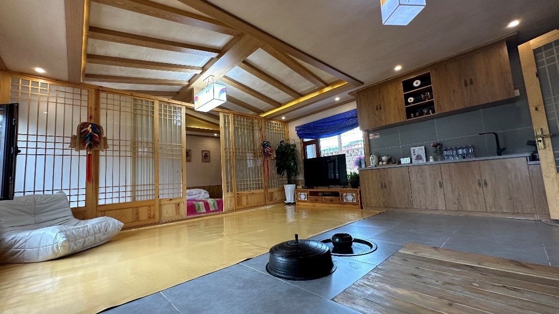 具有朝鮮族特色的民宿。人民網(wǎng)記者 金洪花 攝