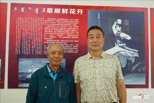 ?。▽O普〔左〕與吳恩〔右〕 央視網(wǎng)記者隋佳桐 攝）