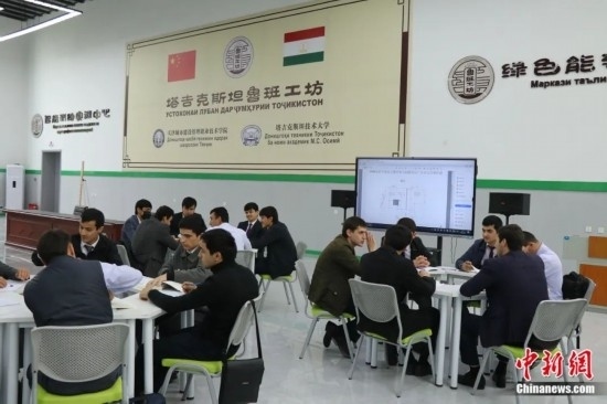 2023年4月，位于杜尚別的塔吉克斯坦魯班工坊課堂。張碩 攝