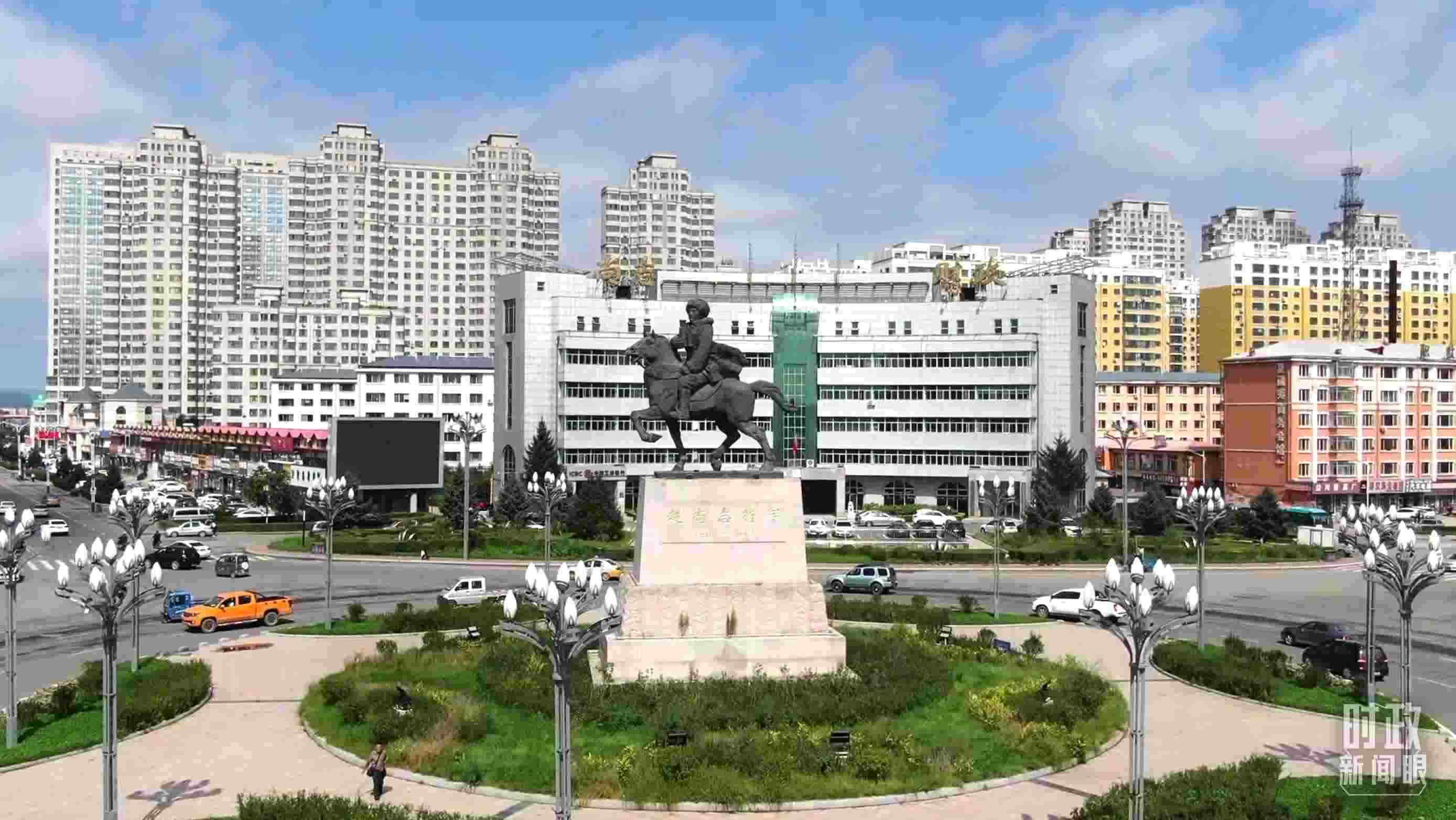 △哈爾濱市尚志市航拍。（總臺(tái)央視記者張耿生拍攝）