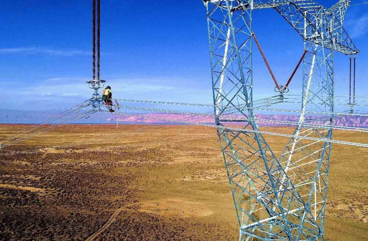 青豫直流。國網(wǎng)青海省電力公司供圖