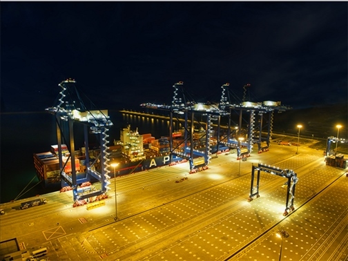 萊基港實行7×24小時裝卸作業(yè)機制。受訪者供圖