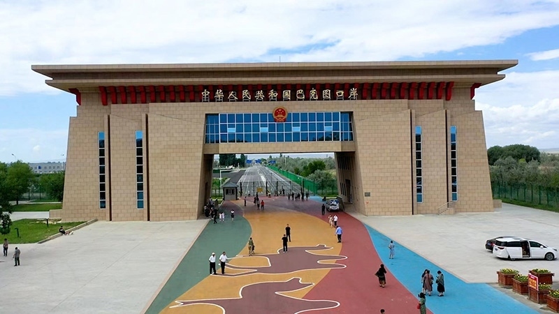 圖為塔城巴克圖口岸。塔城融媒體中心 張亭宇攝