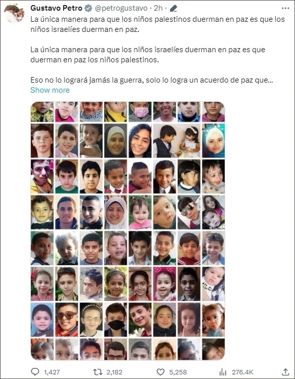 巴以爆發(fā)新沖突后，他再指西方“雙標(biāo)”