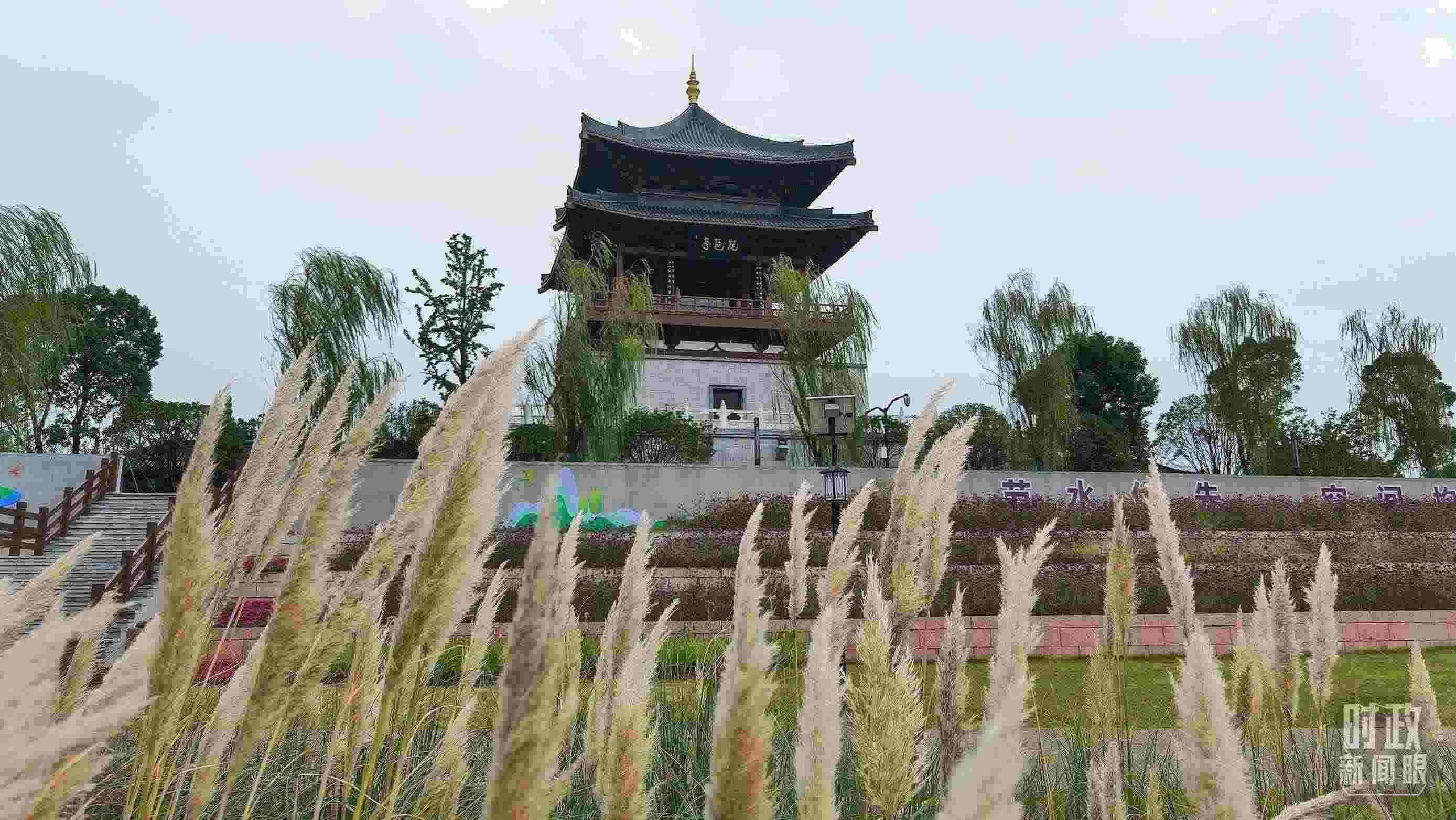 △長江國家文化公園九江城區(qū)段。（總臺央視記者程鋮拍攝）