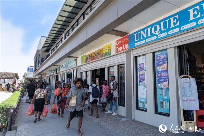 2023年9月12日，所羅門群島首都霍尼亞拉街景。人民網(wǎng) 賀吉攝