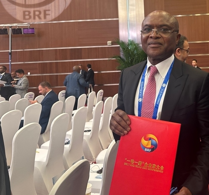 “一帶一路”企業(yè)家大會(huì)的外方代表。人民網(wǎng)記者 申佳平攝