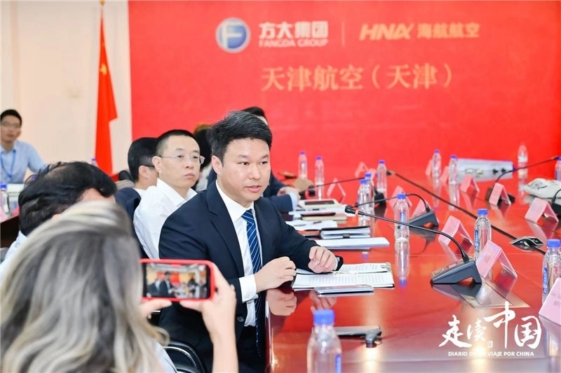 巴航工業(yè)大中華區(qū)商用飛機客戶支援經(jīng)理楊海波。主辦方供圖