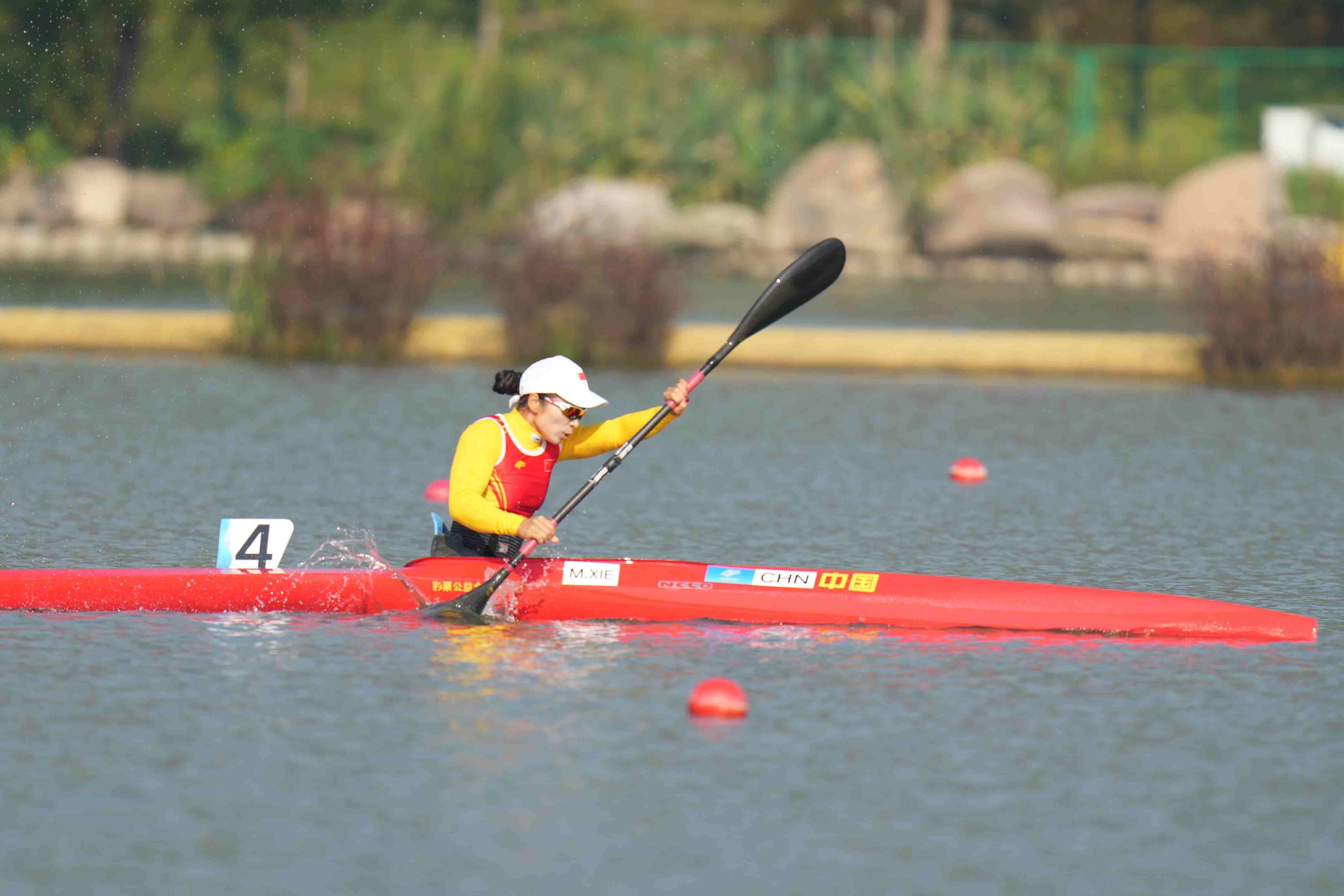 △2023年10月23日，中國(guó)選手謝毛三獲得本屆亞殘運(yùn)會(huì)首金。