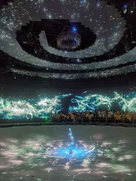 《天釀》演出場(chǎng)景。本報(bào)記者常雯宜攝