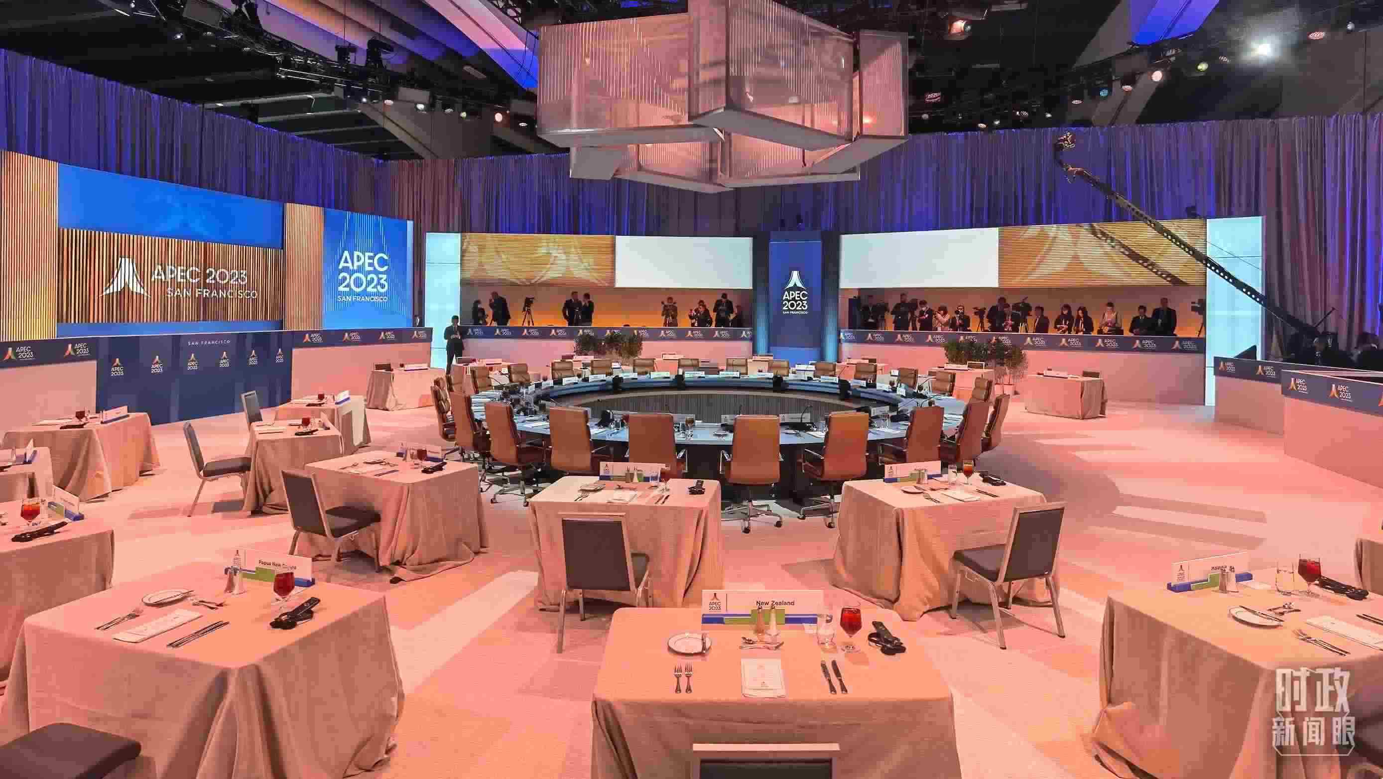 △會(huì)議開始前的現(xiàn)場。（總臺(tái)央視記者石丞拍攝）