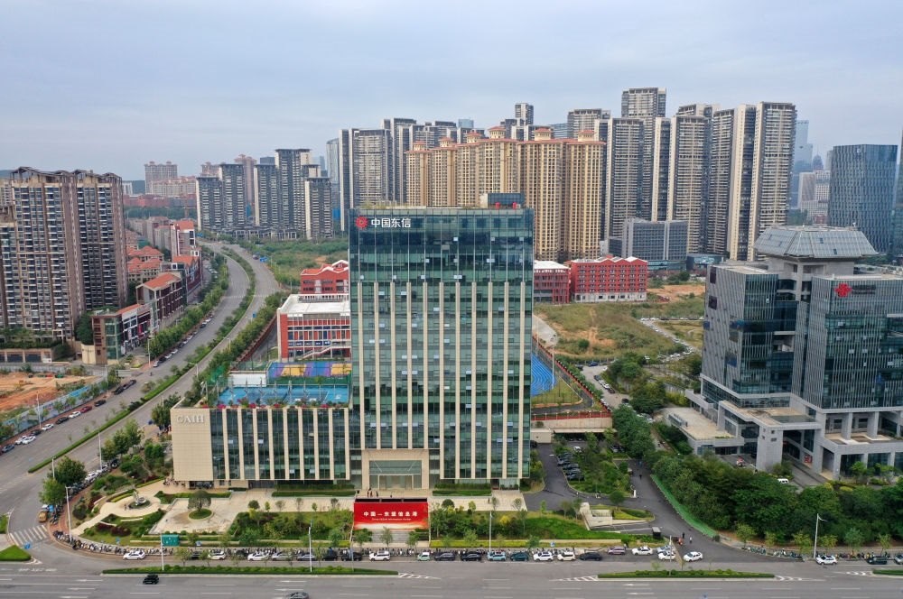 中國(guó)—東盟信息港（無(wú)人機(jī)照片）。