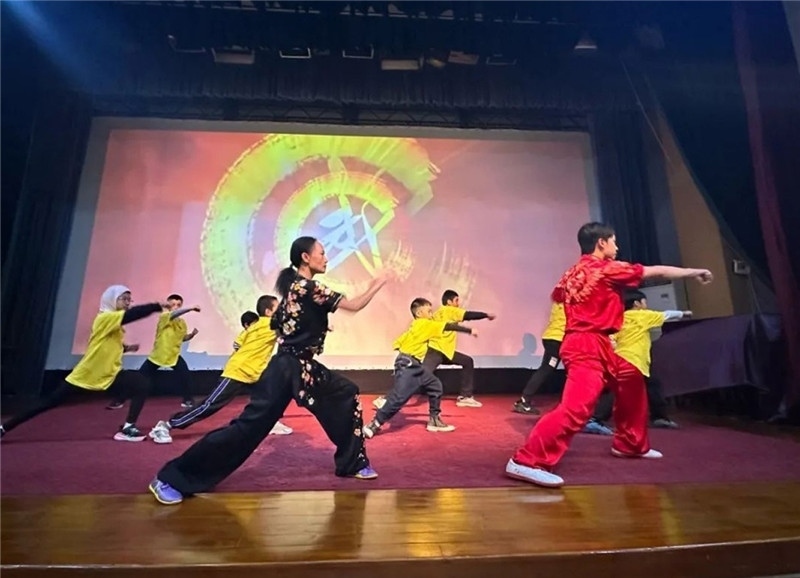 圖為2023“中華文化大樂園—埃及開羅營”閉幕式活動(dòng)現(xiàn)場。主辦方供圖