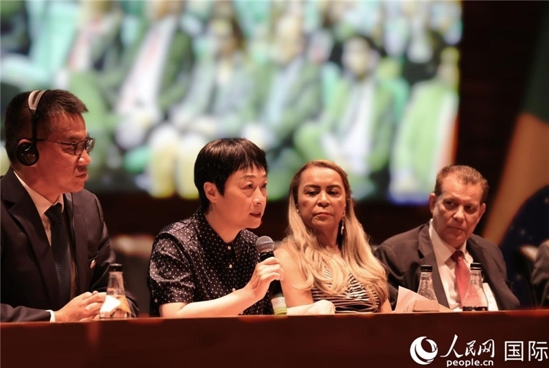 田敏出席論壇開幕式并致辭。人民網(wǎng)記者 時元皓攝