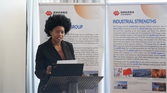 南非獨立傳媒集團(tuán)代表諾爾萬德爾-恩齊扎發(fā)言。 人民網(wǎng) 張茜攝