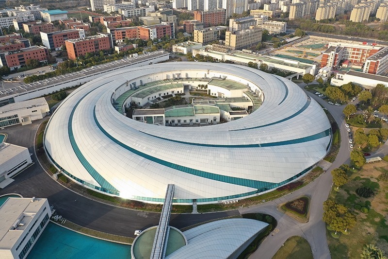 2019年3月12日，航拍上海光源項(xiàng)目。