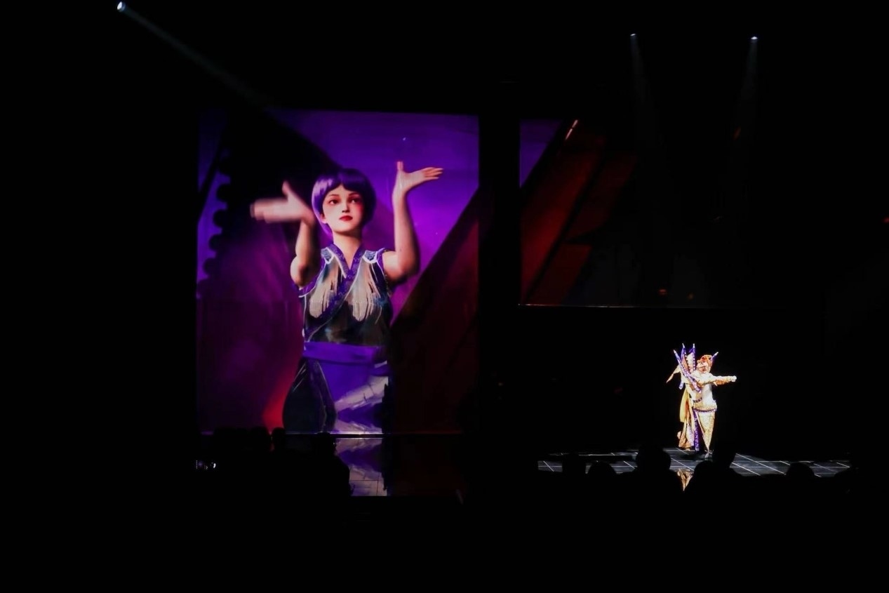 跨次元表演《新定軍山》。主辦方供圖