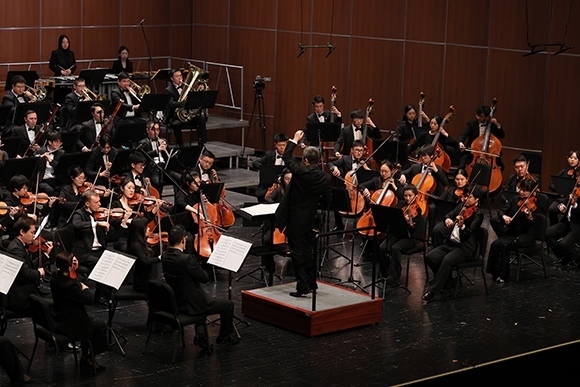 音樂會現(xiàn)場。學校供圖