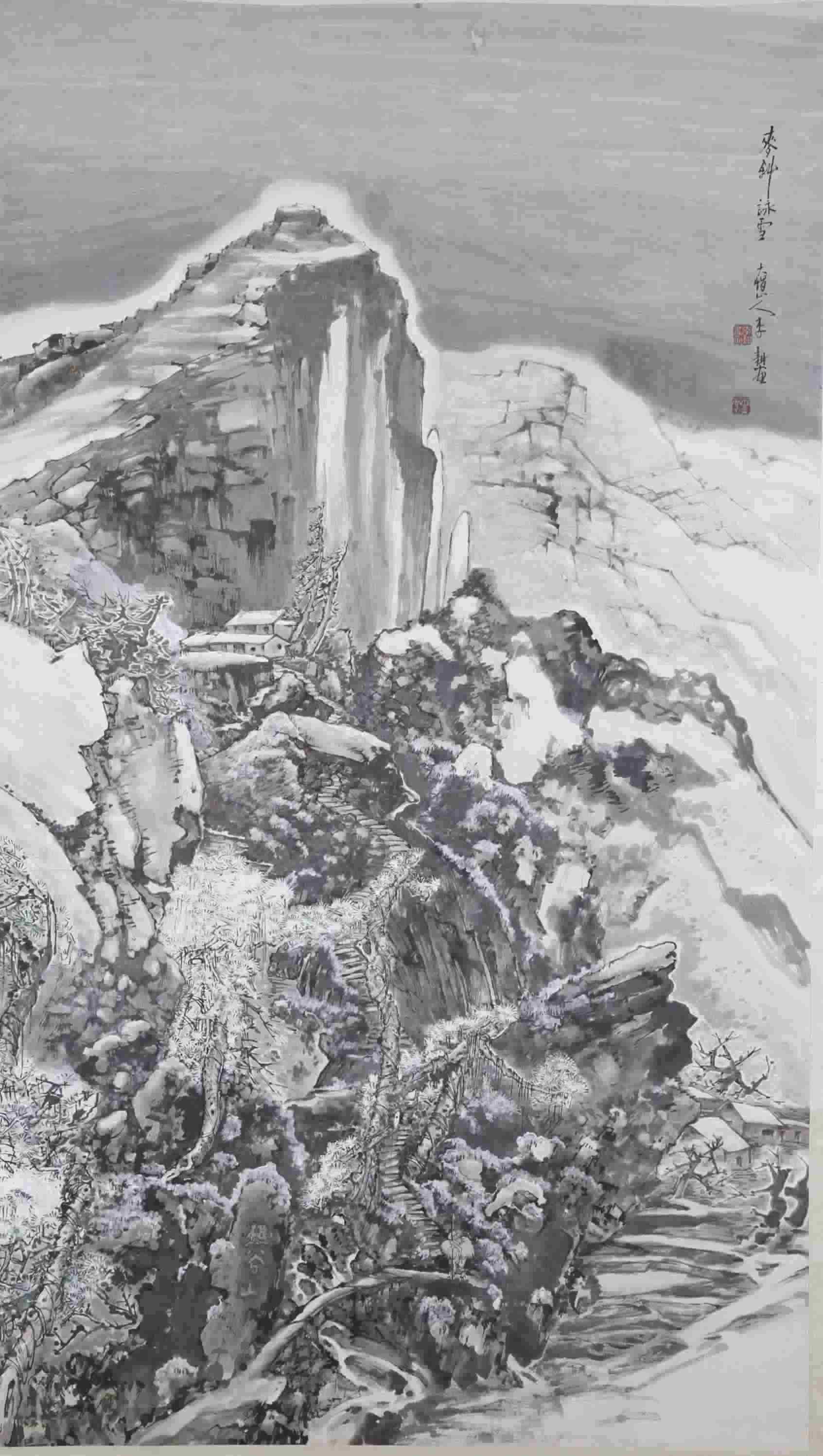 李耕畫作。(仙游縣博物館供圖)