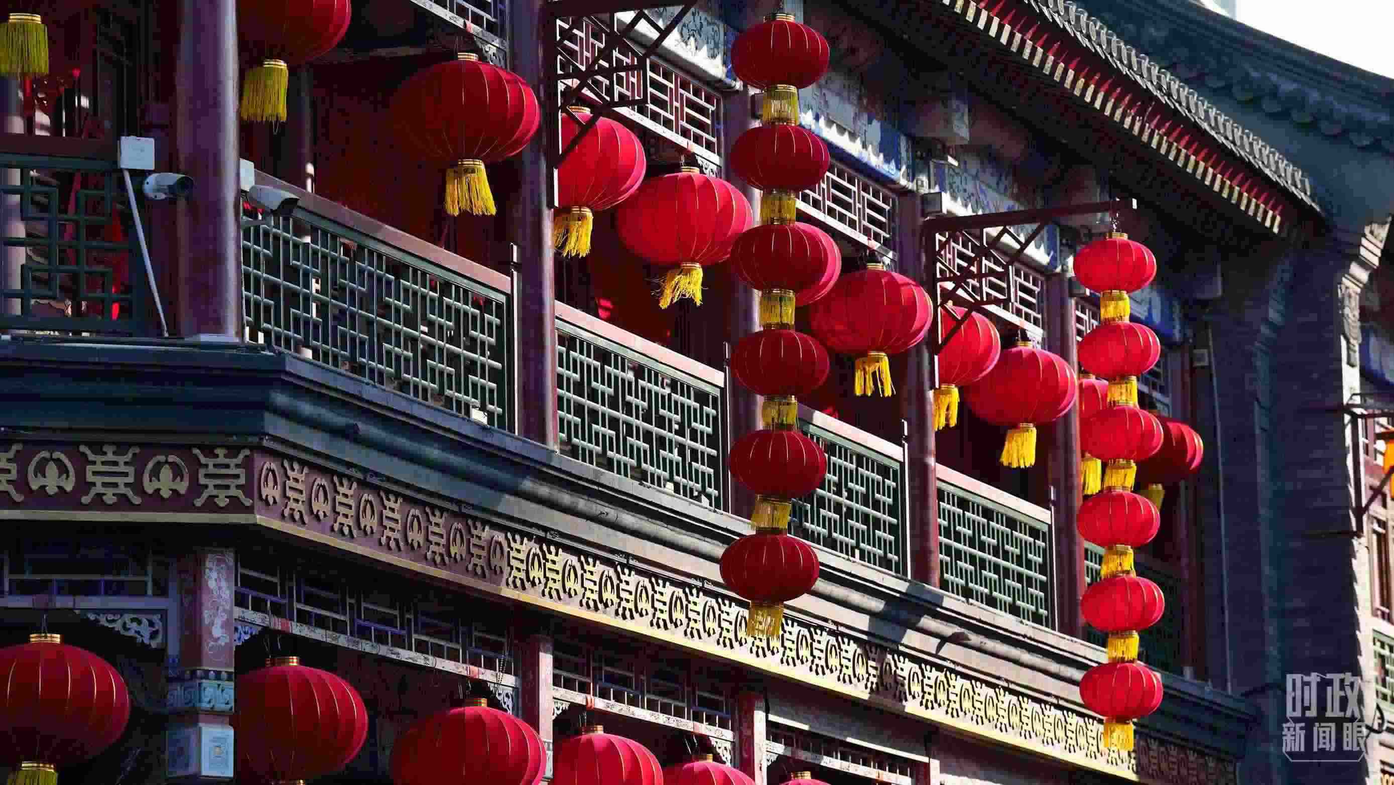 △天津古文化街。（總臺(tái)國廣記者李晉拍攝）