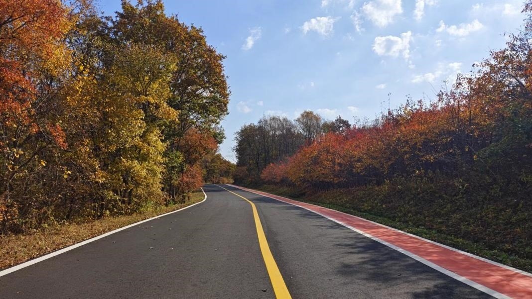 九臺(tái)區(qū)圍繞紅色文化、冰雪資源、特色民宿，進(jìn)一步完善道路功能。九臺(tái)區(qū)委宣傳部供圖