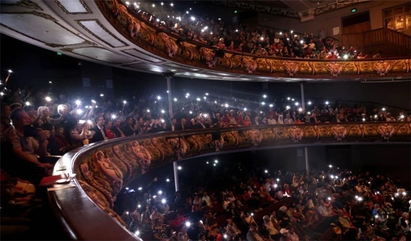 2024年“四海同春”慰僑訪演團亞太團新西蘭惠靈頓演出現場。圖片由陸欣讌、孟韜、葉勇提供