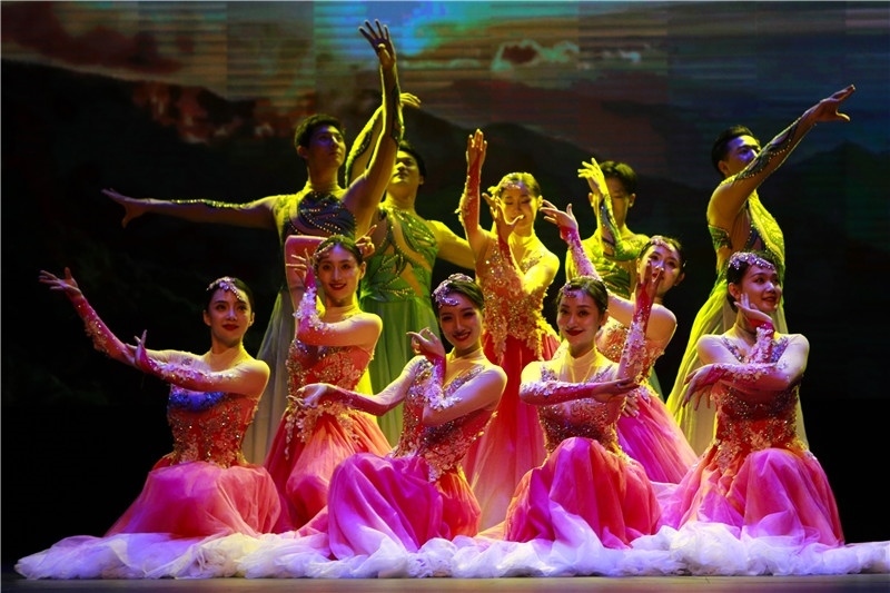 2024年“四海同春”慰僑訪演團亞太團新西蘭惠靈頓演出現場。圖片由陸欣讌、孟韜、葉勇提供