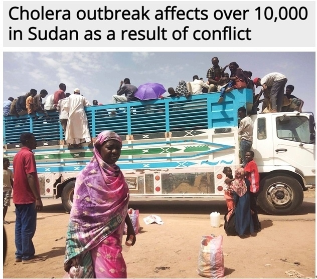 糧食危機、營養(yǎng)不良、霍亂 蘇丹人道主義危機嚴(yán)重