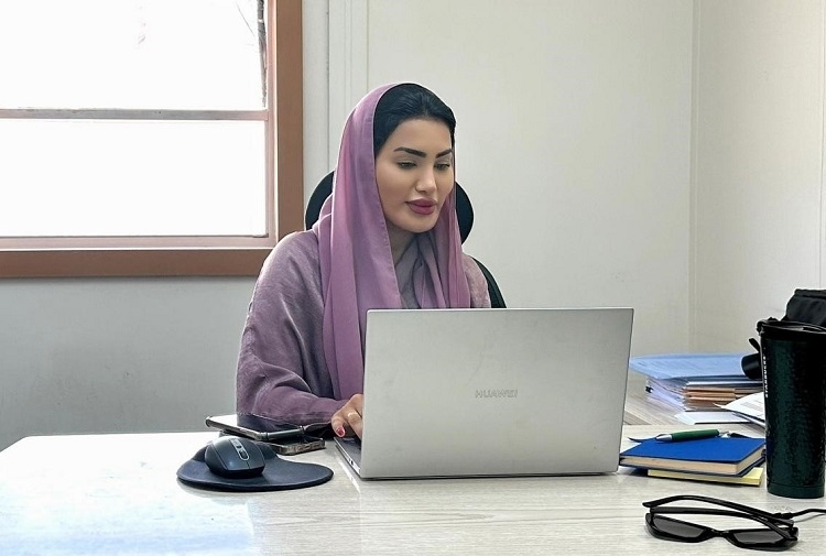 卡爾圖姆在工作中。中石化南京工程中東公司供圖