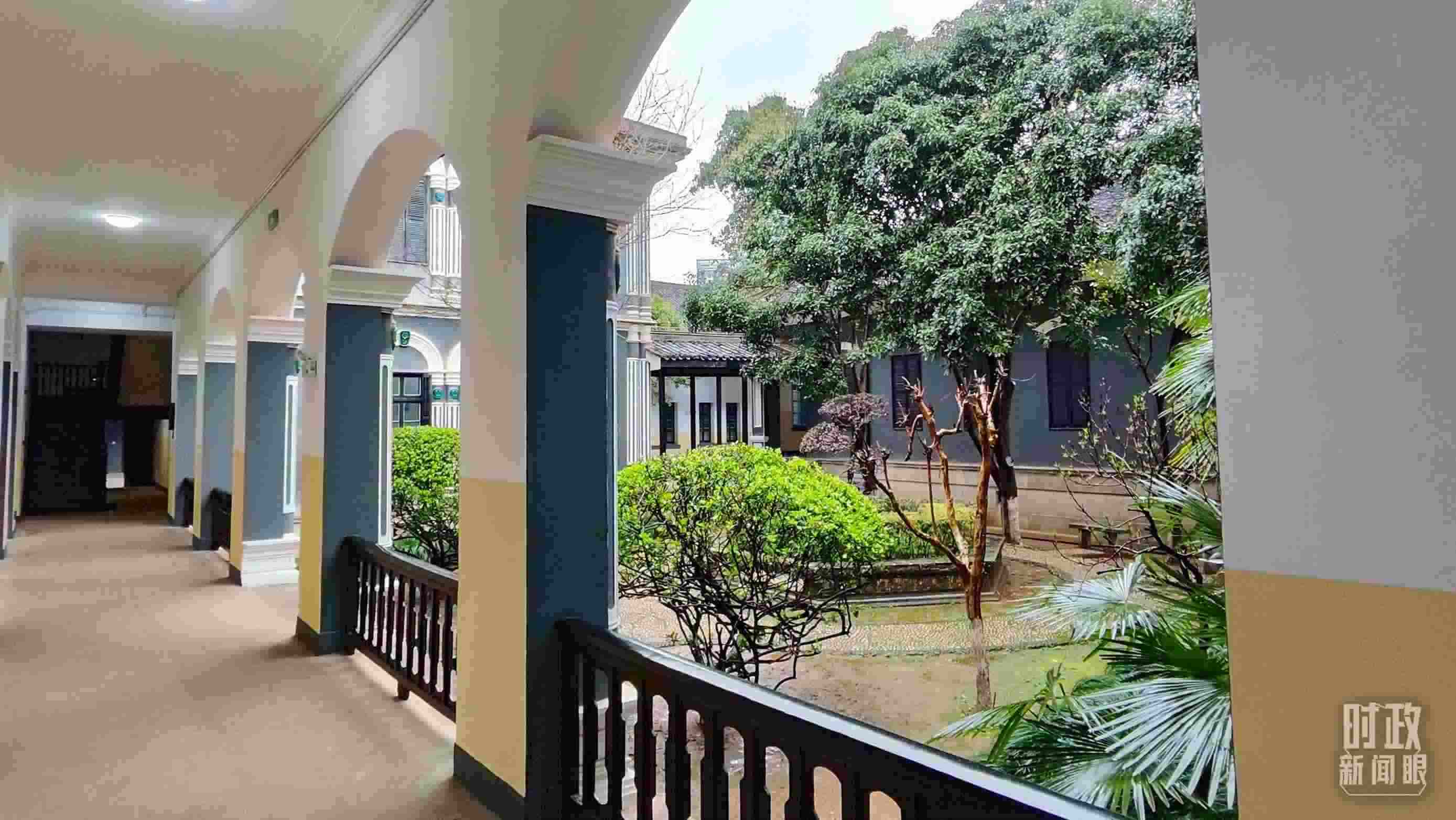 △湖南第一師范學(xué)院（城南書院校區(qū)）。（總臺(tái)央視記者覃思、郭曉龍拍攝）