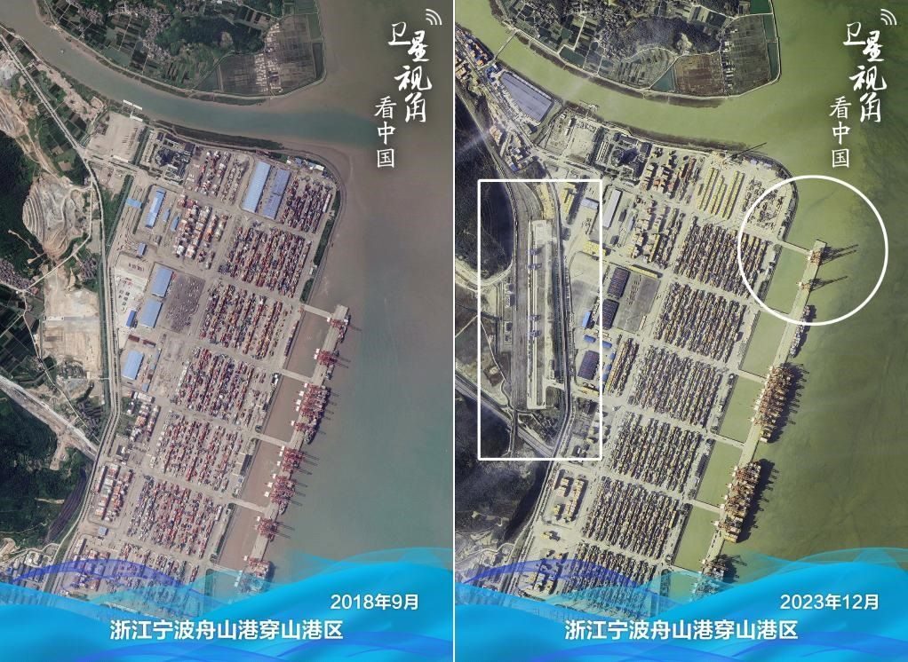 浙江寧波舟山港穿山港區(qū)新建1個泊位及鐵路穿山港站。