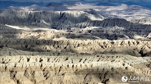西藏阿里地區(qū)札達(dá)土林國家地質(zhì)公園。人民網(wǎng)記者 次仁羅布攝