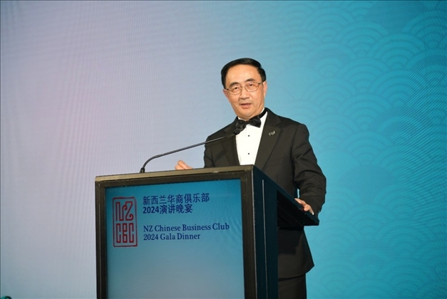 新西蘭華商俱樂部和華商聯(lián)合總會主席楊健。主辦方供圖