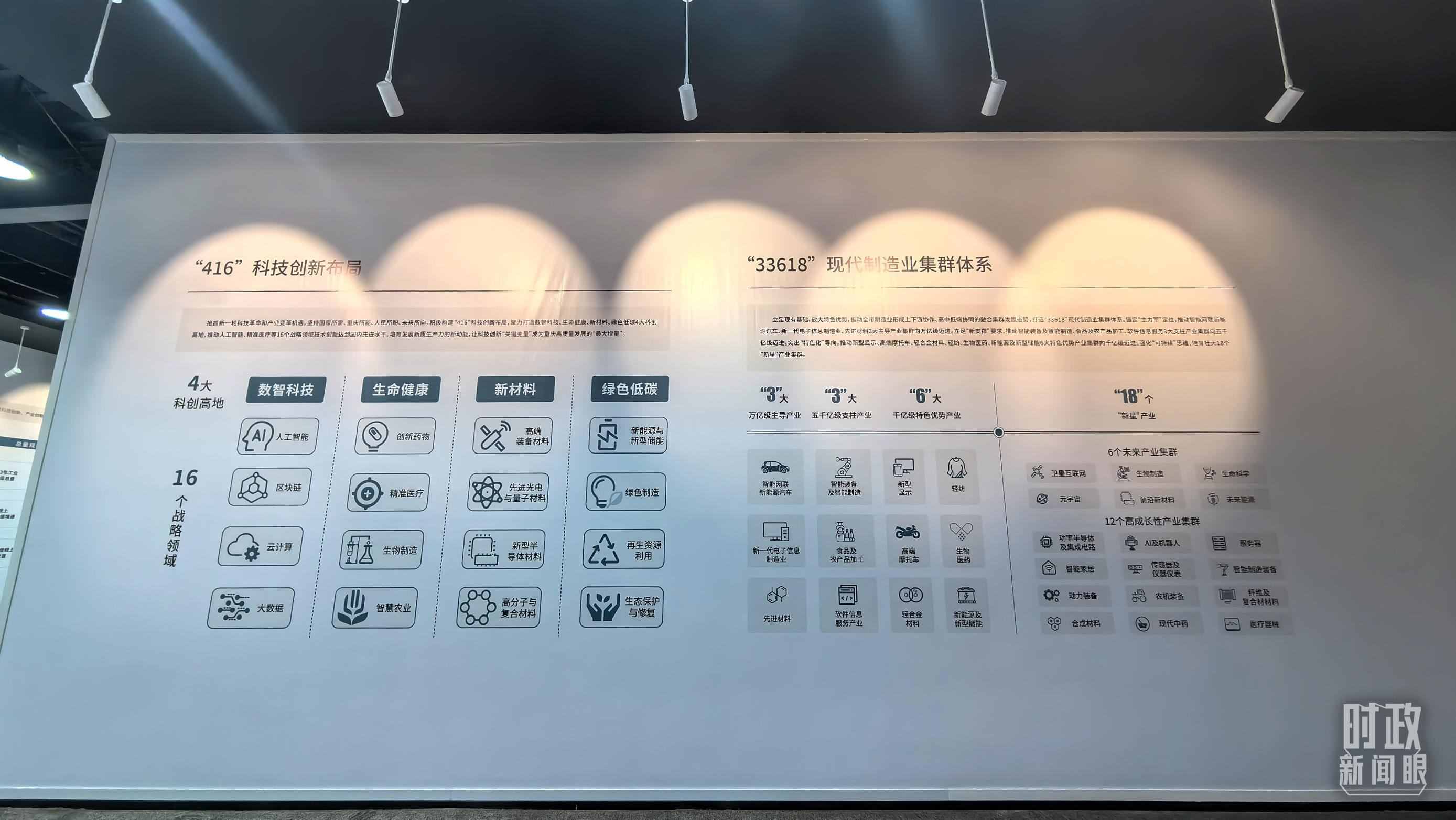 △重慶科技創(chuàng)新和產(chǎn)業(yè)發(fā)展成果展示。（總臺(tái)央廣記者潘毅拍攝）