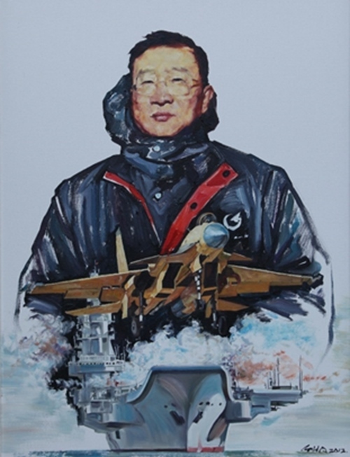 《羅陽》油畫。校方供圖