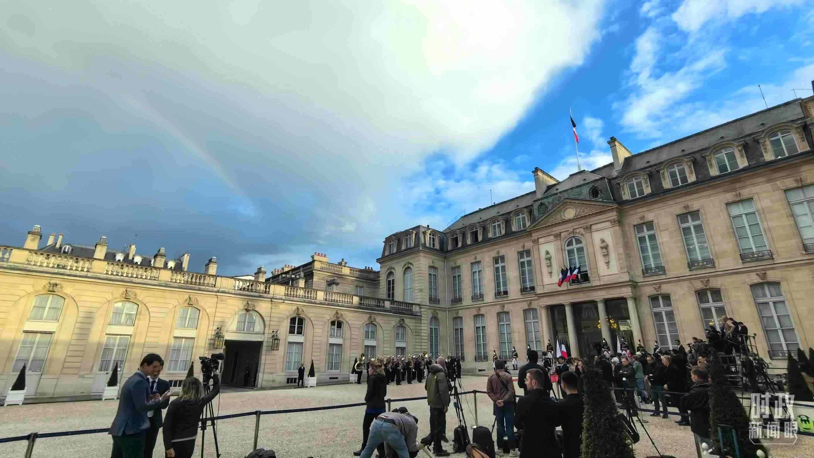 △愛(ài)麗舍宮。（總臺(tái)央視記者馬超拍攝）