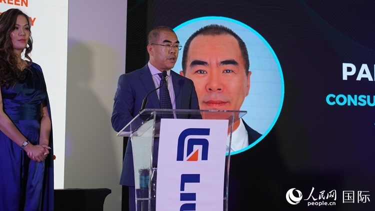 中國(guó)駐約翰內(nèi)斯堡總領(lǐng)事潘慶江發(fā)言致辭。人民網(wǎng) 張茜攝